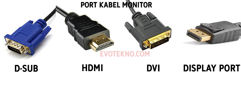 Perbedaan Port Kabel Monitor