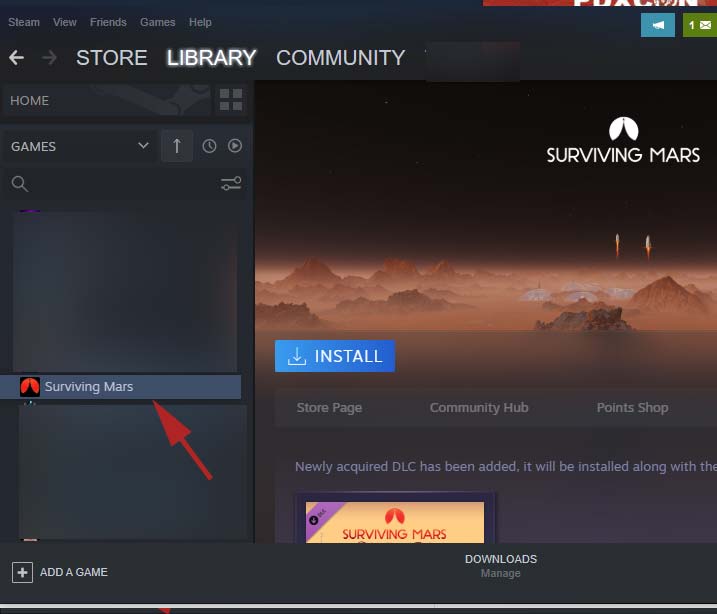 Library Steam - Surviving Mars