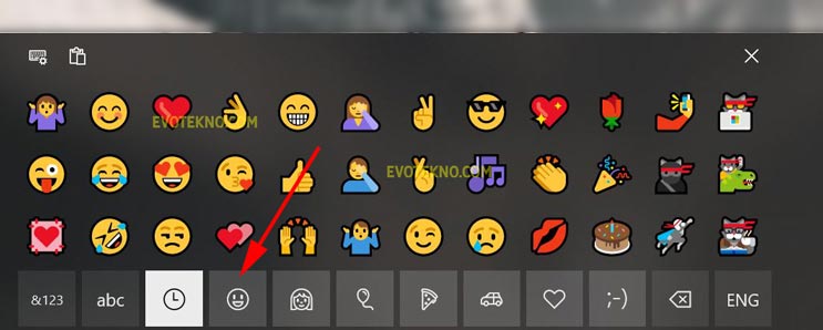 Emoji on Touch Keyboard - Windows