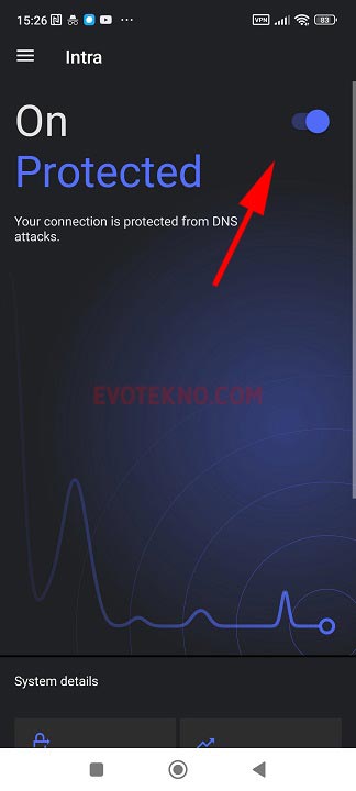 Mengaktifkan DNS Over HTTPS - Intra - Android