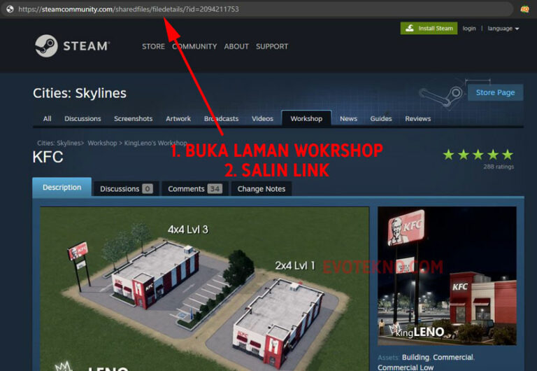 how to install steam mods locally for cities skylines offline