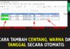 Cara Tambah Centang, Warna dan Tanggal Secara Otomatis di Google Spreadsheet